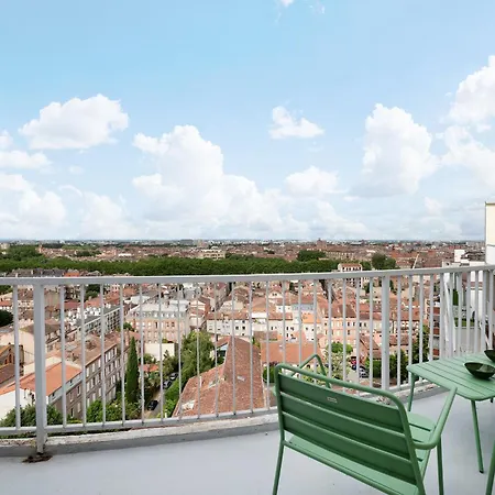 Beautiful Panoramic View - Ac Climatisation - Hypercentre - 5min Metro Francois Verdier تولوز