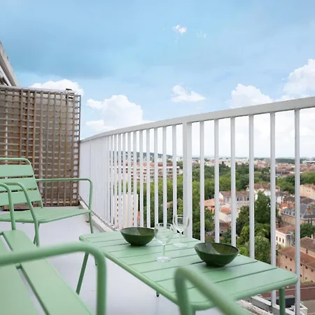 شقة Beautiful Panoramic View - Ac Climatisation - Hypercentre - 5min Metro Francois Verdier تولوز