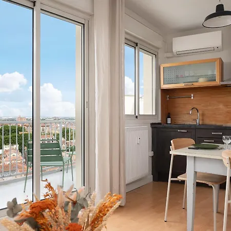 Beautiful Panoramic View - Ac Climatisation - Hypercentre - 5min Metro Francois Verdier * تولوز
