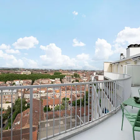 Beautiful Panoramic View - Ac Climatisation - Hypercentre - 5min Metro Francois Verdier * تولوز